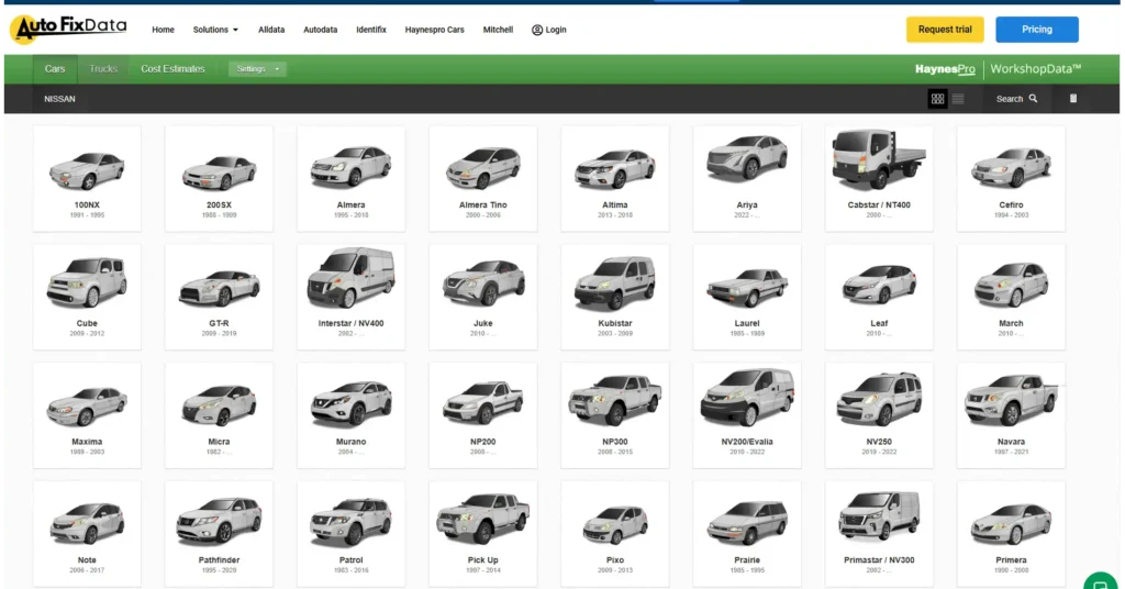 Electrical Schematics and Wiring Diagram for Troubleshooting & Repairs for Toyota cars