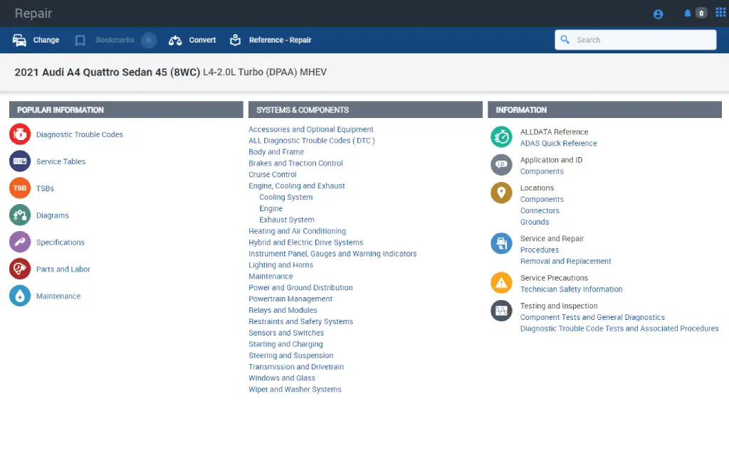 AutoData delivers trusted repair and maintenance information specifically tailored to European vehicles.