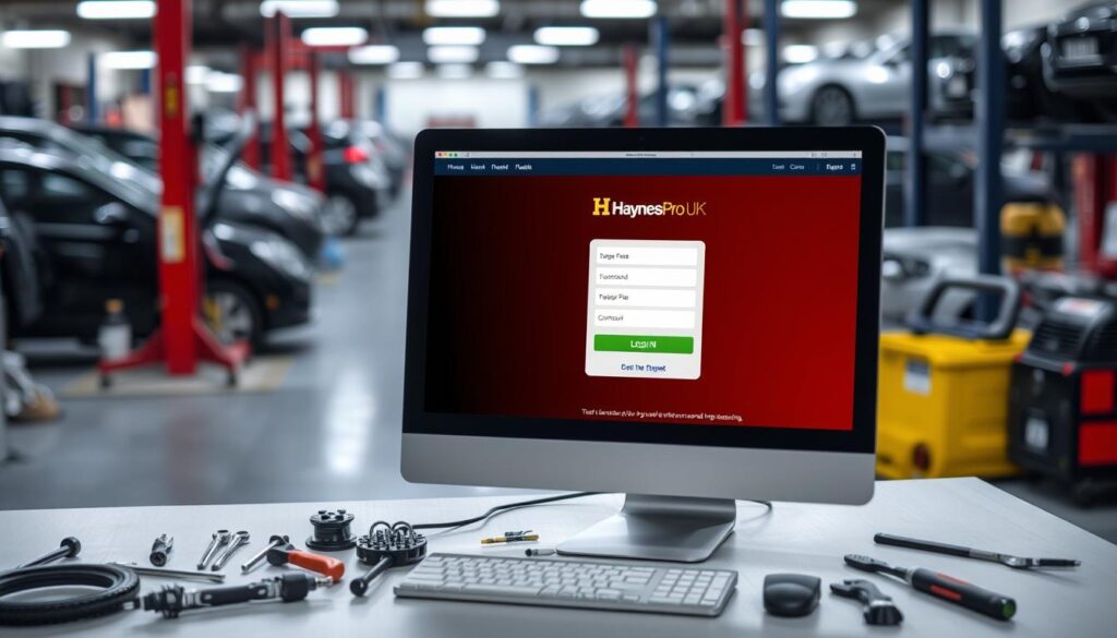 haynespro uk login vehicle repair