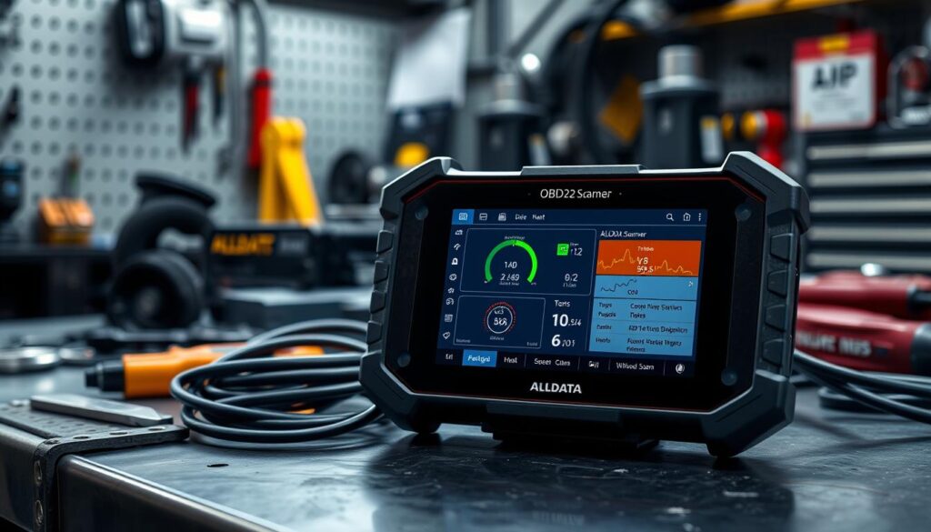 Unlock expert diagnostics with an OBD2 scanner integrated with ALLDATA—your ultimate tool for precise vehicle troubleshooting.